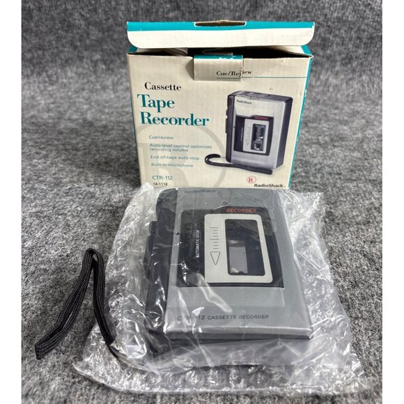 RadioShack CTR-112 Cassette Tape Recorder CTR-112 With Box - Picture 1 of 6